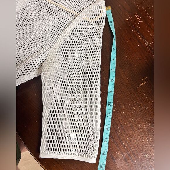 Gracia Peplum Mesh Jeweled top Size M - Picture 9 of 11